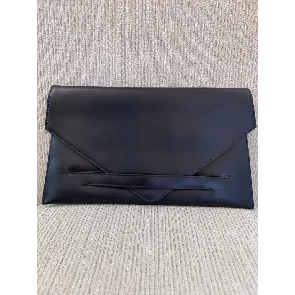 Vittoria Napoli Italian Leather Envelope Clutch Purse Made In Italy MINT - Picture 10 of 12